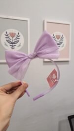 Tiara com laço de tulê - Imagem 3