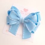 Laço jeans com pontas