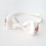 Tiara de linho Antônia