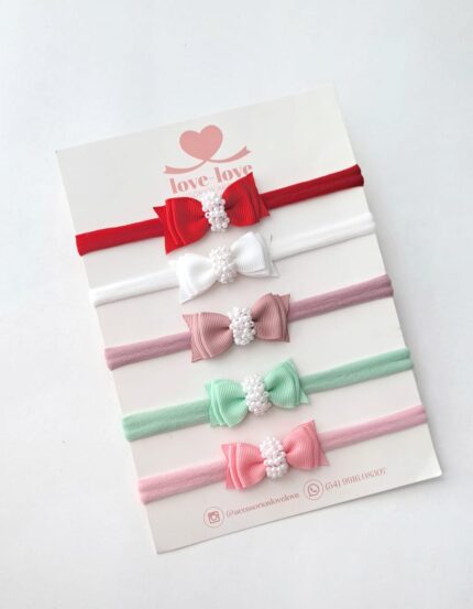 Laço RN com pérolas