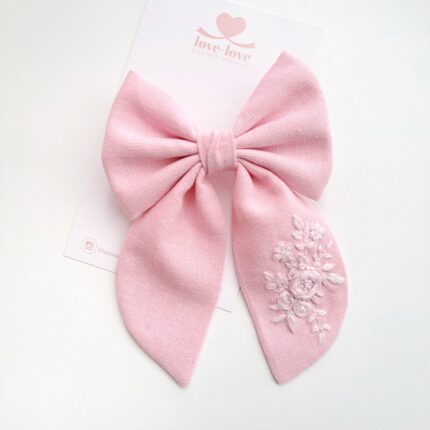 Laço Anabelle Rosa