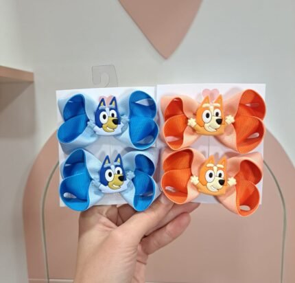 Laço Bluey & Bingo