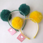 Tiara de pompons