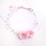 Diadema para bebê com flores