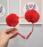Tiara de pompons - Imagem 4