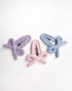 Tic-tac de crochet com laço