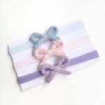 Laço tricot para bebês