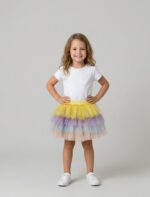 Saia Tutu Colorida com Brilho - Imagem 2