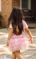 Saia Tutu Rosa com Brilho - Imagem 2